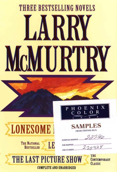 Three bestselling novels / Larry McMurtry.