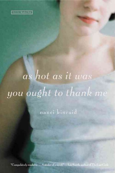 As hot as it was you ought to thank me : a novel / Nanci Kincaid.
