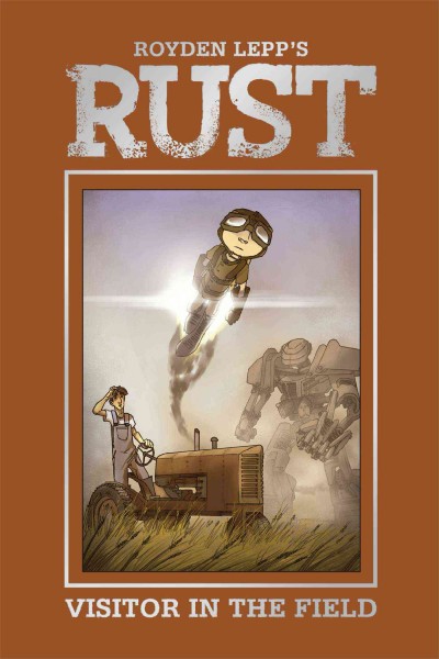 Royden Lepp's Rust. Visitor in the field.