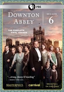 Downton Abbey. Season 6 DVD{DVD} / written and created by Julian Fellowes ; producer, Chris Croucher ; executive producer, Gareth Neame ; executive producer, Nigel Marchant ; executive producer, Julian Fellowes ; executive producer, Liz Trubridge ; executive producer for Masterpiece, Rebecca Eaton and Susanne Simpson ; a Carnival Films production ; a Carnival/Masterpiece co-production ; Carnival Film & Television Limited.