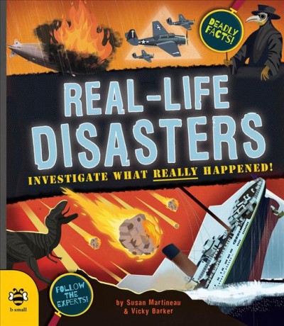 Real-life disasters : investigate what really happened! / Susan Martineau ; designed and illustrated by Vicky Barker. 